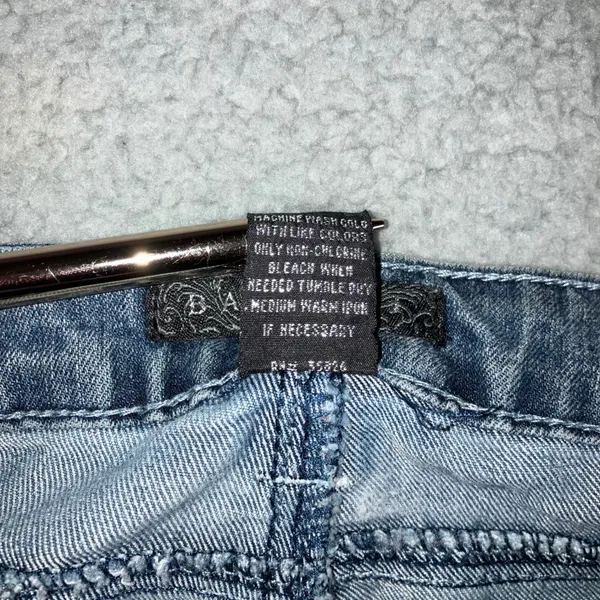 Vtg‎ Embellished Straight Leg Jeans Women 14 35x31 Stretch Y2K Western Outdoor - Image 13