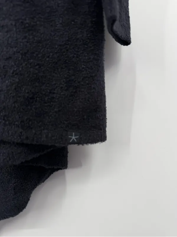 Barefoot Dreams CozyChic Lite Long Cardigan S/M Black Open Front Style 436 - Image 7