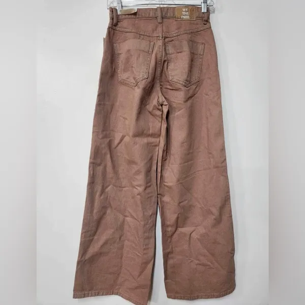 Free People We The Free CRVY Gia Wide-Leg Jeans Size 25. B19 - Image 3