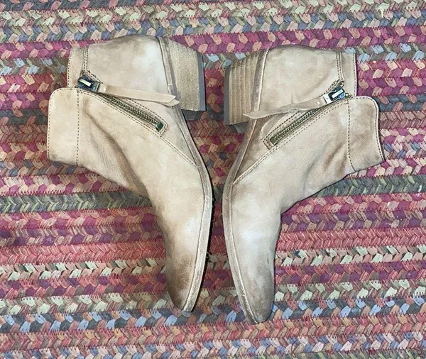 Sam Edelman Brown Leather Packer Zipper Ankle Boots - Image 5