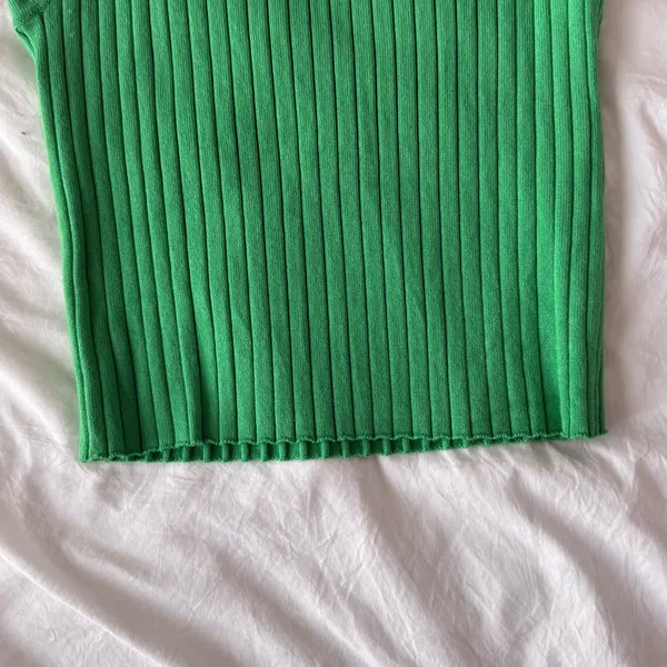 ZARA Green Turtleneck Top - Image 3