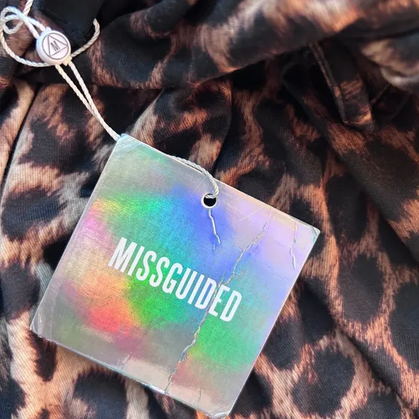 Missguided‎ Leopard Babydoll Dress Brown 10 - Image 13