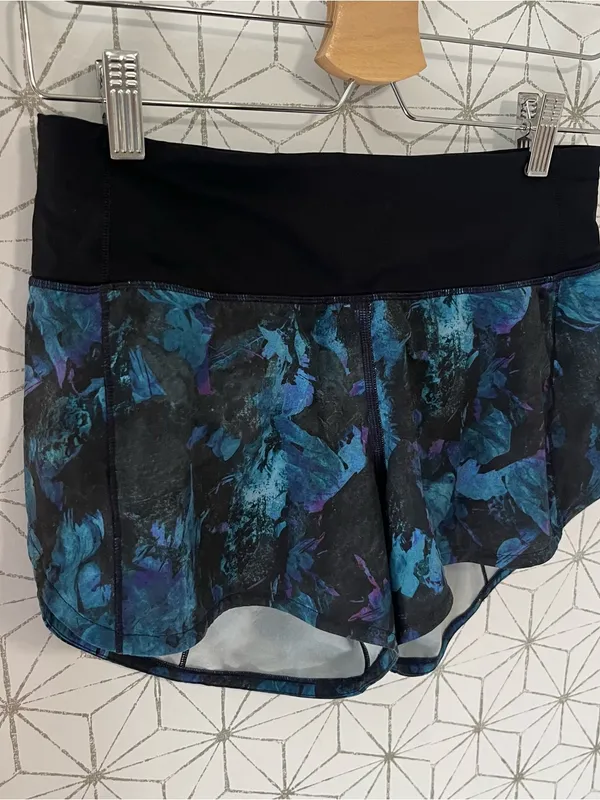 Lululemon High Rise Speed Short Floral - Image 3