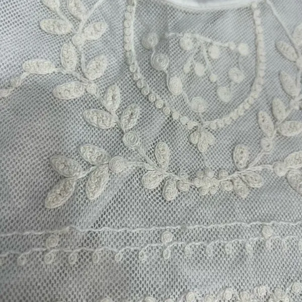 American Eagle White Lace Tank Top - Image 3