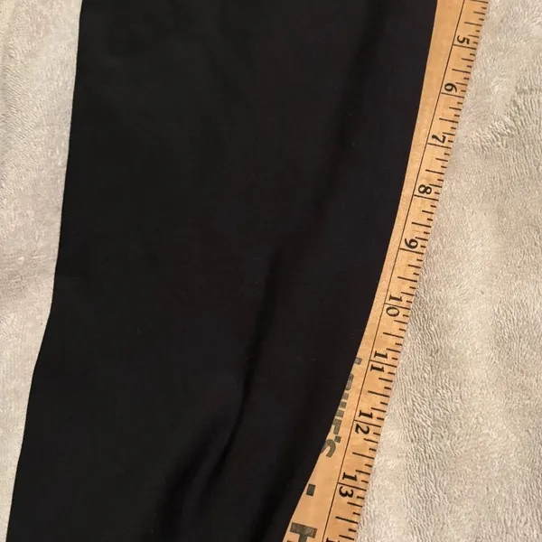 Nike Dri-FIT Cropped Capri Leggings Black Pink Reflective Running Yoga Size S - Image 6