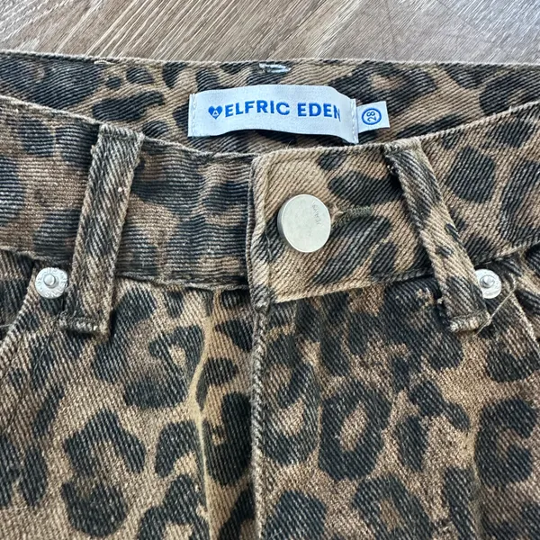 Aelfric Eden Cheetah Print Jeans - Image 3