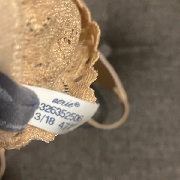 Aerie Everyday Demi Coverage Tan Color Bra Women’s Size 34B - Image 9