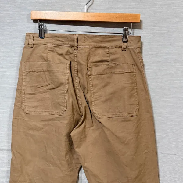 Madewell 90s Straight High Rise Patch Pocket Utility Pants Tan Khaki Size‎ 28 - Image 6