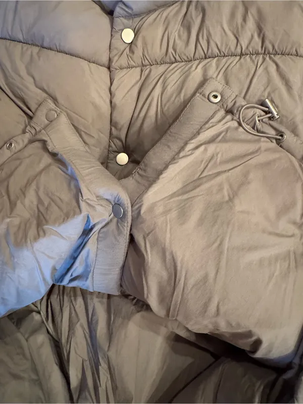 ZARA Gray Quilted Puffer Vest – Size M - Image 5