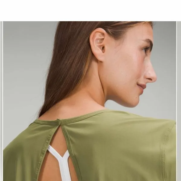 Lululemon Lightweight High-Neck Romper in Bronze Green - Image 3