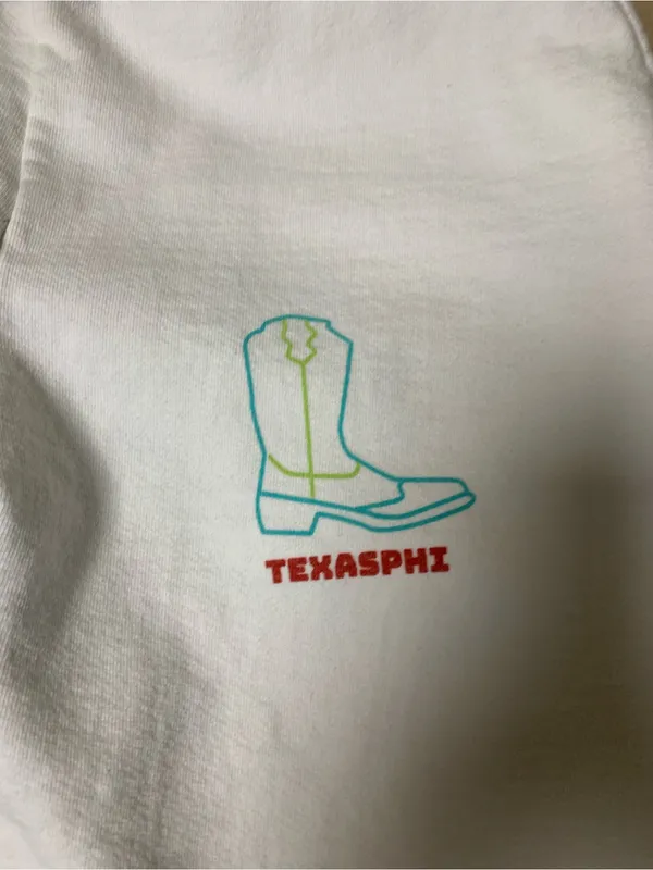 Texas Phi White‎ Graphic Sweatpants Womens Jogger Western Cowboy Boot Lounge M - Image 5