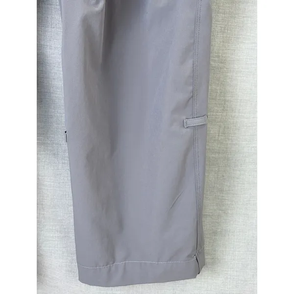 REI Co-op Savanna Trails Pants Womens 16 Petite Gray Hiking‎ Cargo Roll Up Hem - Image 4