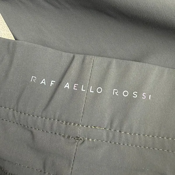 Rafaello Rossi Candy Pants Womens Size 38 M Dark Grey Elastic Waist Zipper 32x29 - Image 7