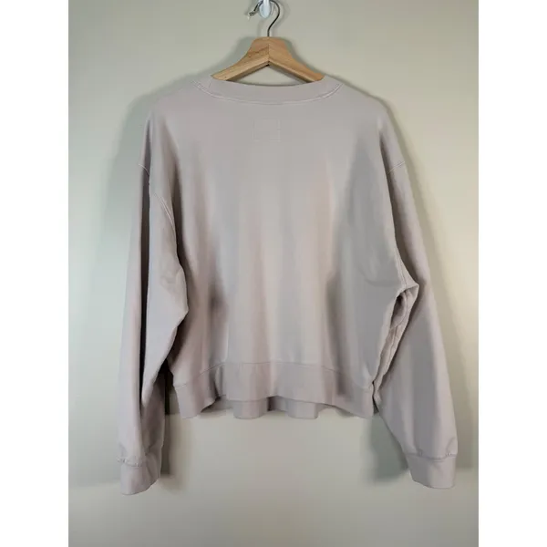 Abercrombie & Fitch Soft‎ A&F Collection Crewneck Sweatshirt Taupe XL - Image 7