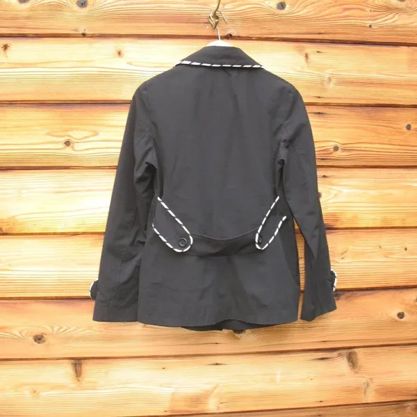 Maje Double Breasted Trench Jacket - Image 5