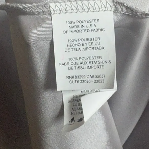 Bebe Silver Midi Slip Dress Size Small‎ - Image 8