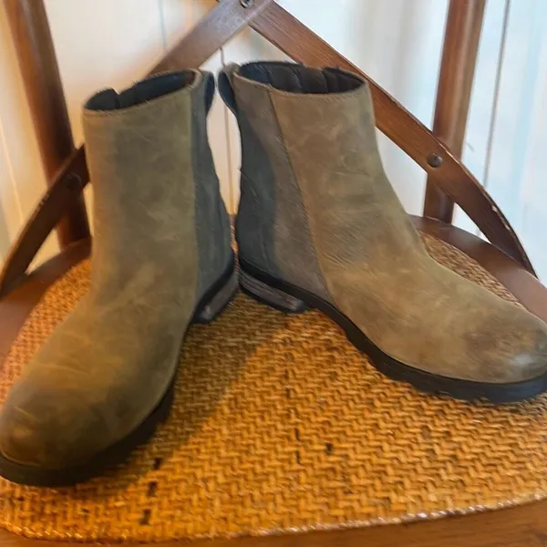 Sorel brown leather Chelsea boots size 6 - Image 11