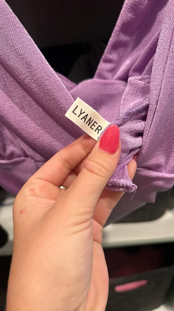Boutique Purple Crop Top - Image 3