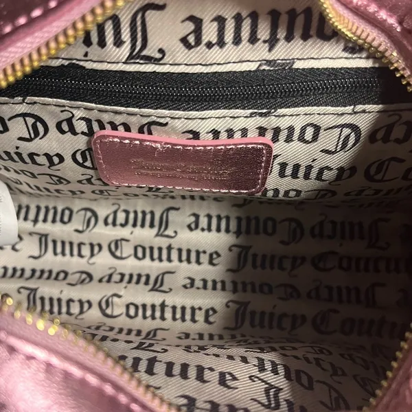 Juicy Couture Good Times Pink Metallic Crossbody Bag NWT - Image 8