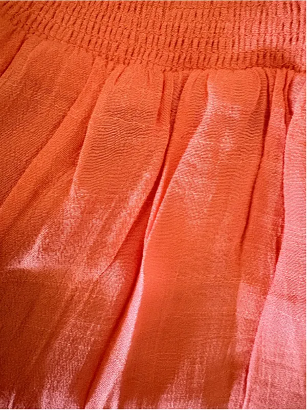 J Gee Lined Peasant Elastic Waistband Long Skirt Women’s Size L - Image 6