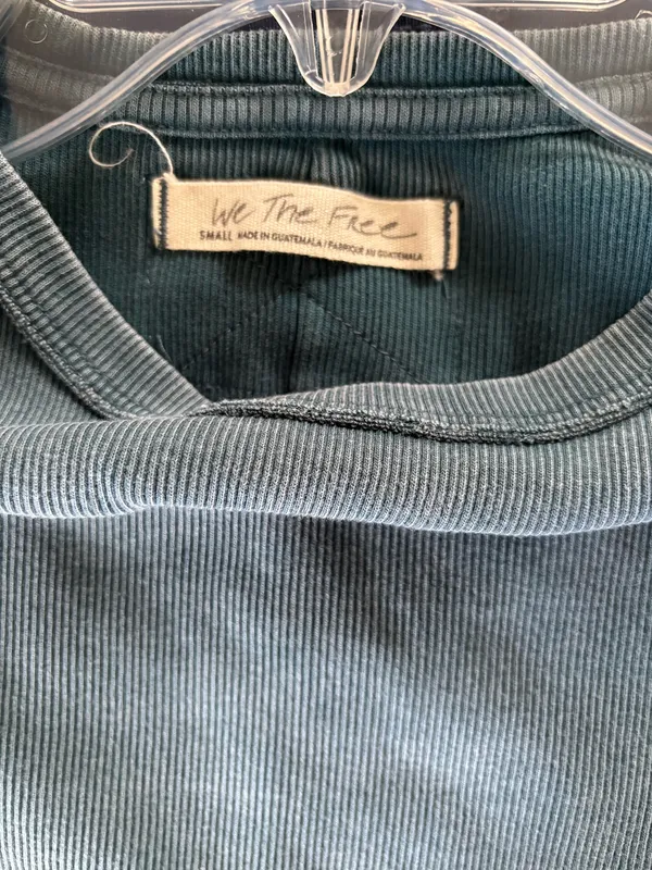 We The Free Turquoise Fitted Top - Image 4
