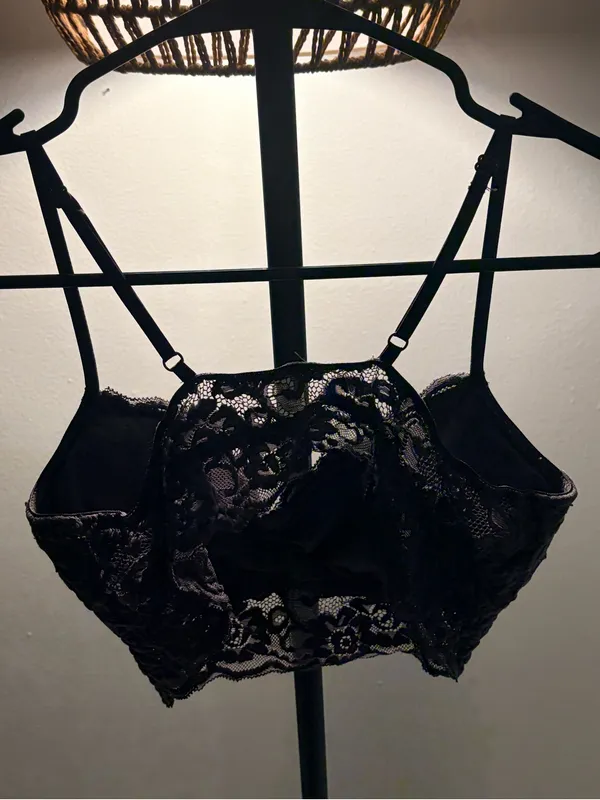 Maeve Grey Lace Bralette - Image 5