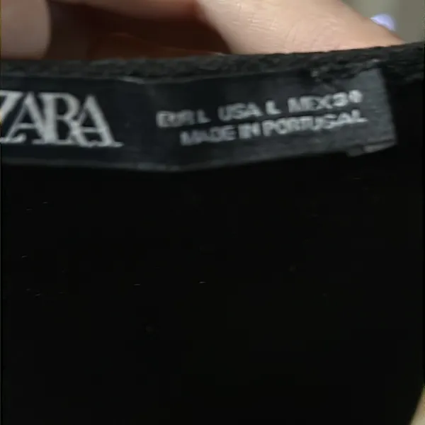 Zara black patterned tank - Image 5