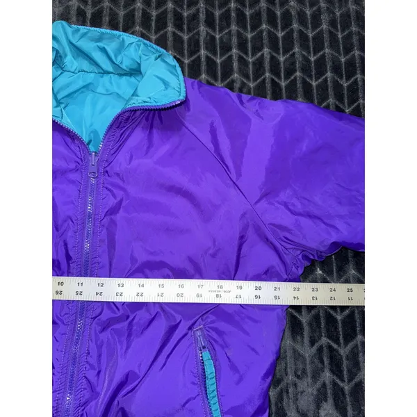 Vintage Columbia Women's Jacket Reversible Thinsulate Full Zip Size Medium - Image 10