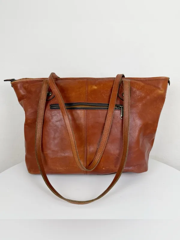 Patricia Nash Viotti Tote Woven Leather - Image 6