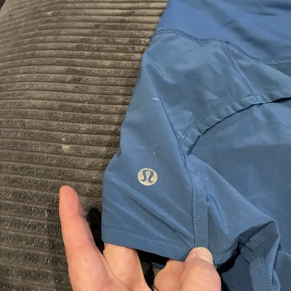 Lululemon Speed Up LR Lined Short 3.5" Lined Powder Blue Size 8 See Pics - Image 9