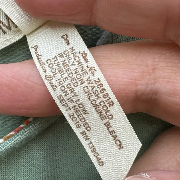 Matilda Jane Resting Day Sage Green Knit Jumpsuit XS - Image 6