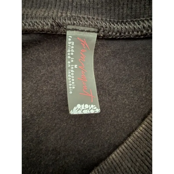 Free People Hot Shot Crossover Top‎ Black Women's Size Medium - Image 10
