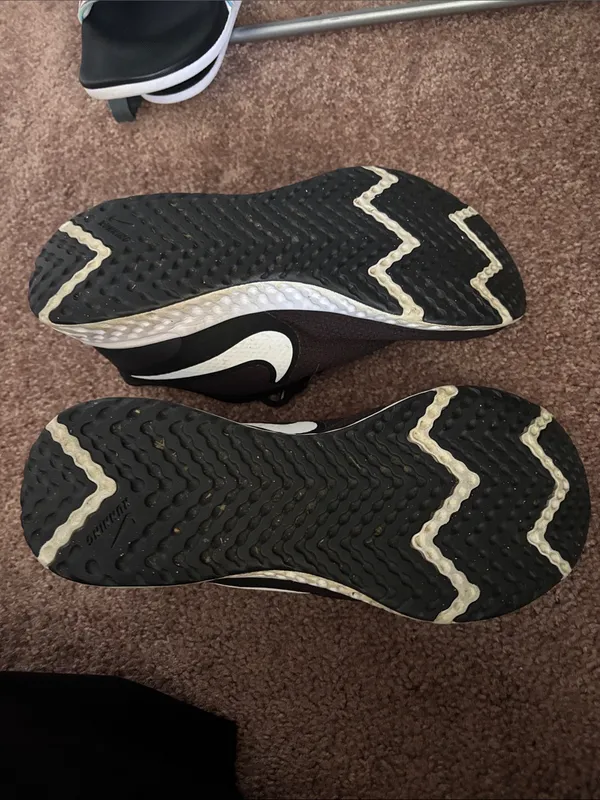 Nike Revolution Running Shoes Women’s Size 8 Black White Athletic Sneakers - Image 4