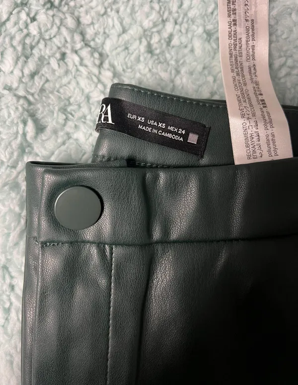 ZARA Leather Pants - Image 2