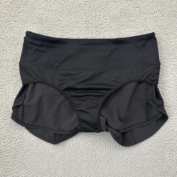 Lululemon Speed Up Shorts High Rise 4" Black Athletic Athleisure Women's 10 - Image 4