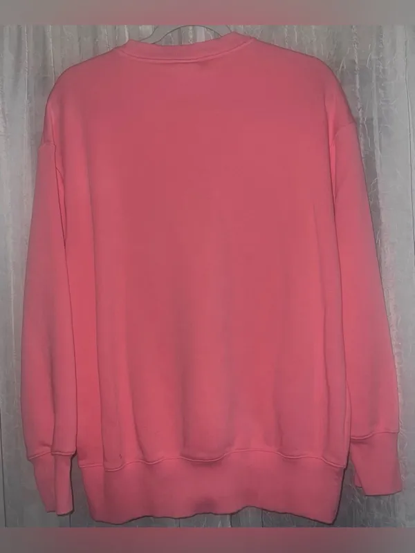 Nike Women's Sportswear Phoenix Fleece Oversized Crew-Neck Sweatshirt Sz XS pink - Image 3