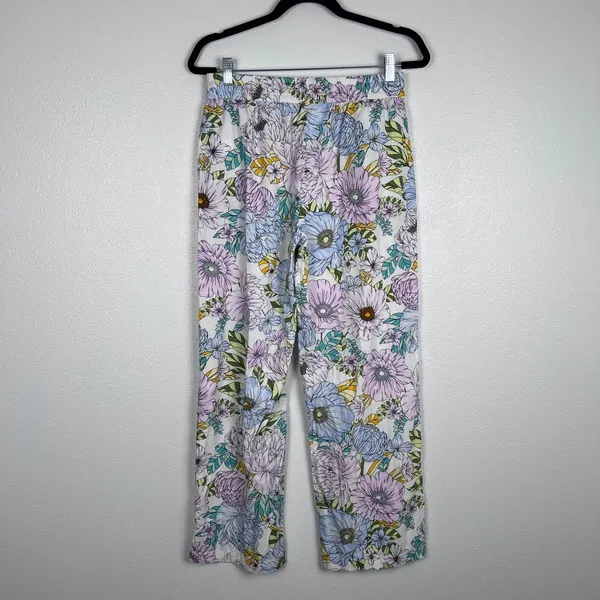Gap Women's Floral Print Pull On Pants Sz S - Image 5