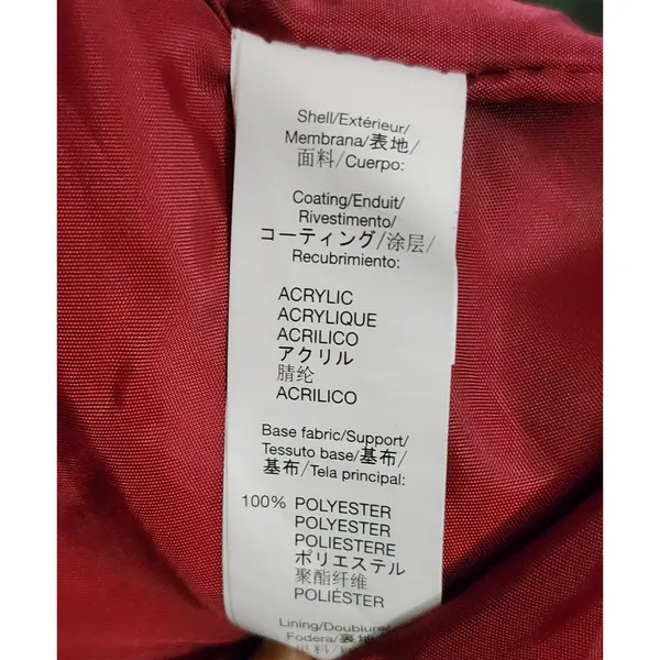 Gap Women's Red Black Buffalo‎ Plaid Puffer Vest XL - Image 5