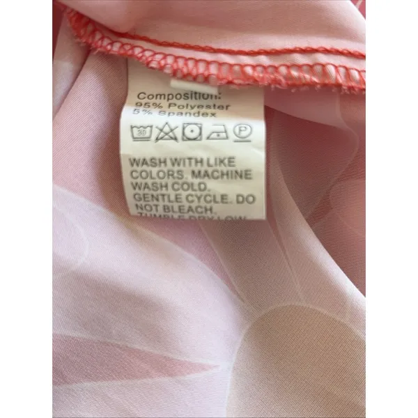 Anna Kaci One Shoulder Smocked Maxi Dress Womens Size Large Pink Red Floral - Image 6