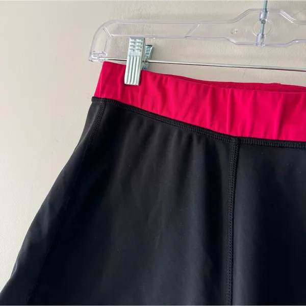 Adidas Black and‎ Pink Climalite Spandex Running Volleyball Shorts - Image 2
