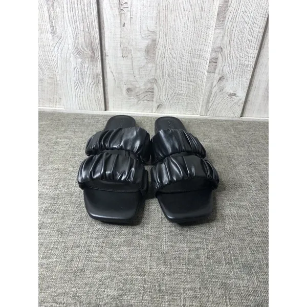 Piepiebuy Womens Sandals Size 9.5 Open Toe Flat Slide On Summer Office Beach - Image 5