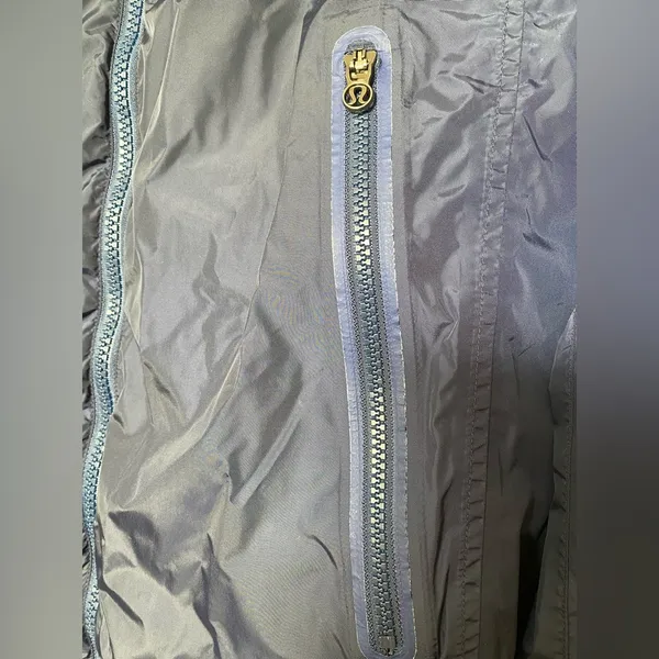 Lululemon No Rain No Gain Jacket, Indigo, Size 8 - Image 6