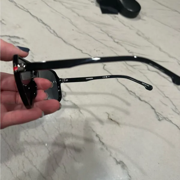 Carrera 1045/S 807IR Black Aviator Pilot Sunglasses 61mm w/ Case NWOT - Image 8