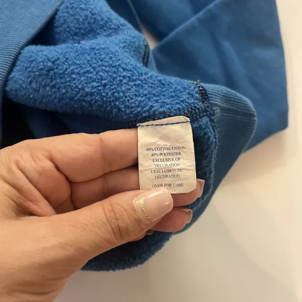 Y2K Large Abercrombie & Fitch Blue OG Hoodie - Image 8