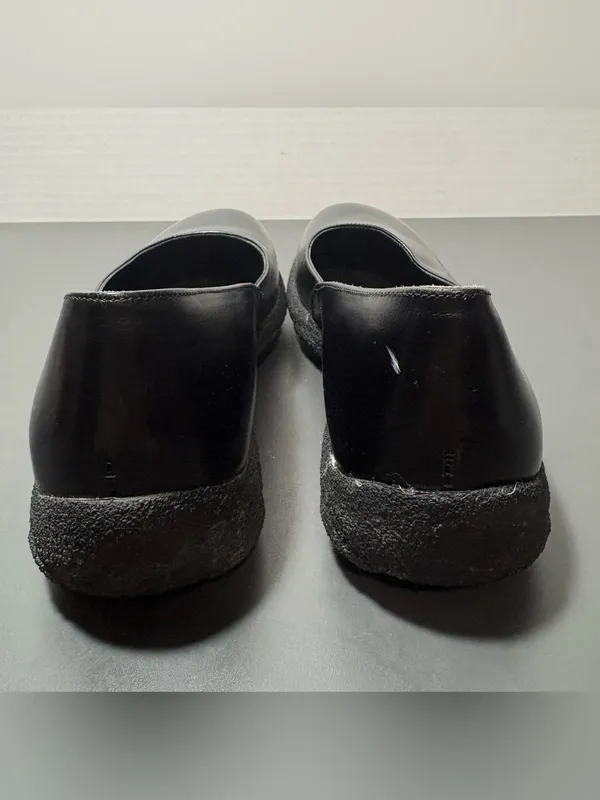 EMPORIO ARMANI Vintage 90s/00s Leather Sporty Ballet Flats - Image 7