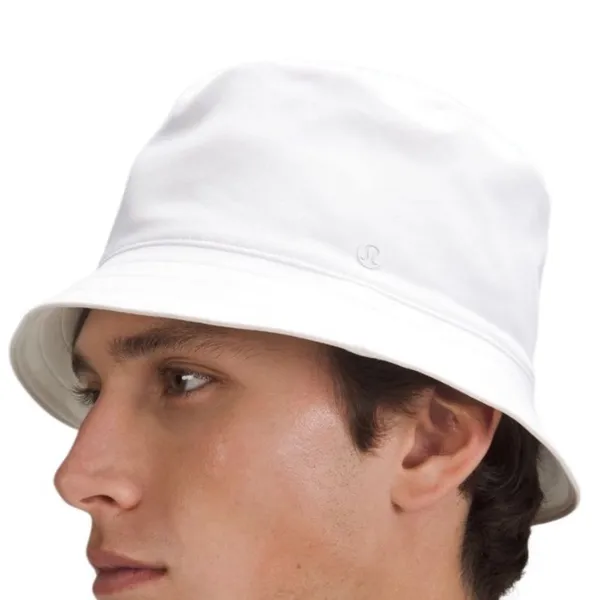Bucket Hat Lululemon Both Ways Reversible Bucket Hat Bone/White S/M - Image 6