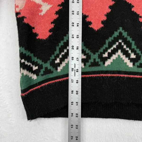 Aldomartins Wool Alpaca Blend Sweater Fair Isle Knit Pullover Size 4‎ - Image 3