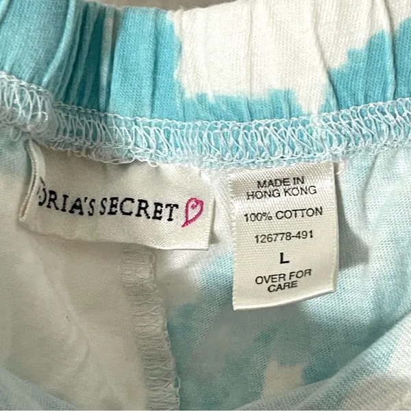 Victoria's Secret Blue and White Pajama Shorts - Image 2