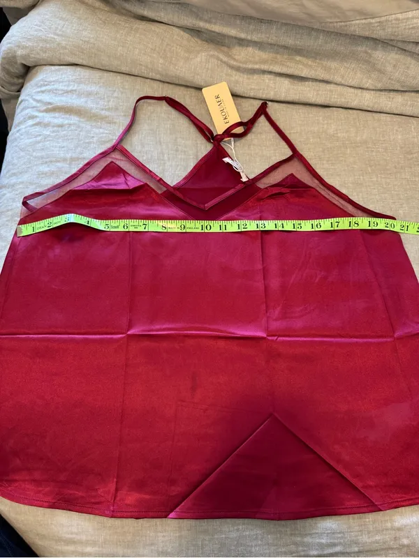 NWT Ekouaer Women’s Pajama Tank Top - Image 6