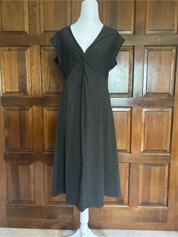 Patagonia Seabrook Bandha Dress Medium Forge‎ Grey Heather Knit Capsleeve 58731 - Image 2